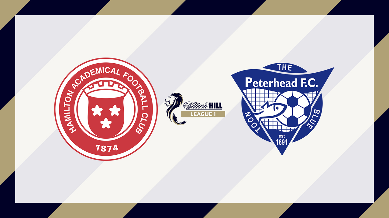 Hamilton Academical vs Peterhead