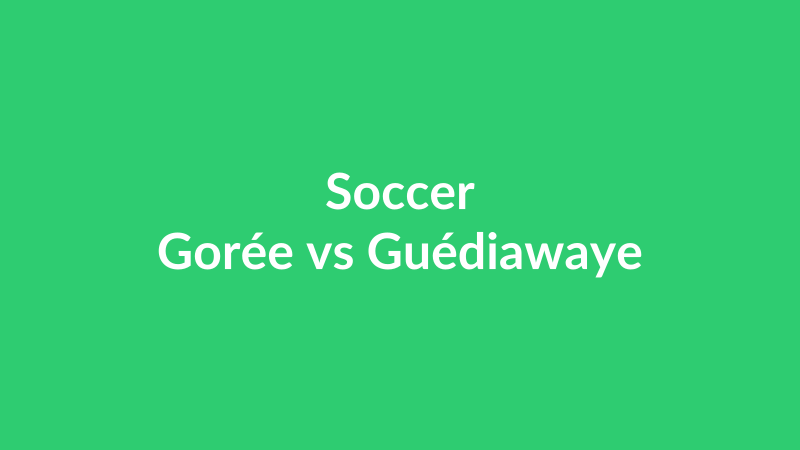 Gorée vs Guédiawaye