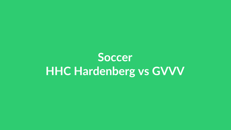 HHC Hardenberg vs GVVV