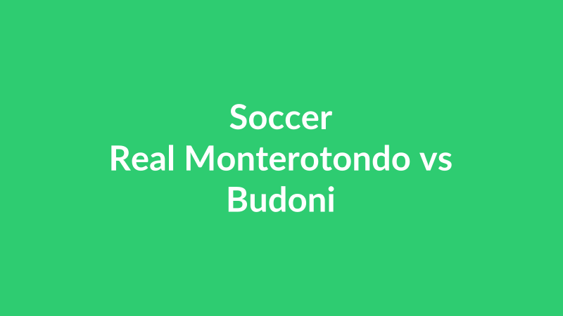 Real Monterotondo vs Budoni