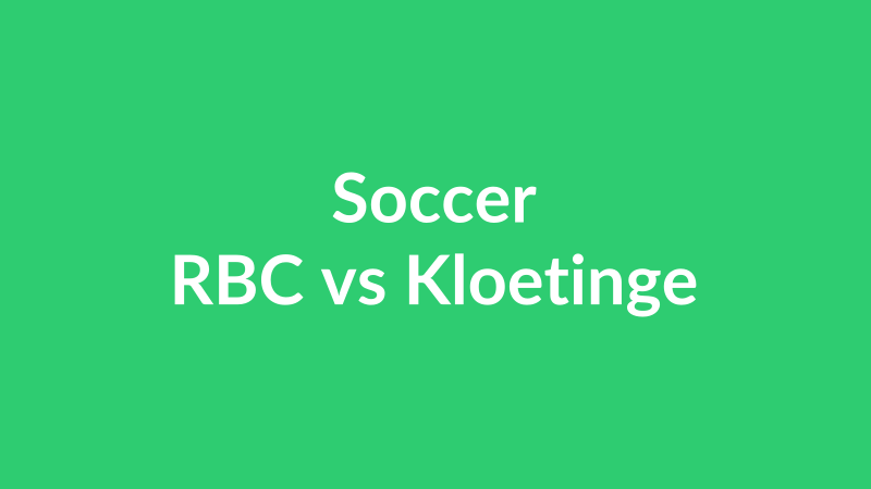 RBC vs Kloetinge