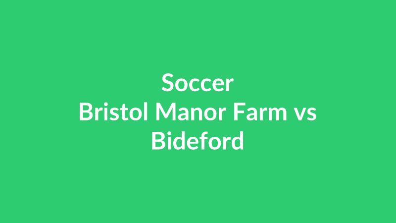 Bristol Manor Farm vs Bideford