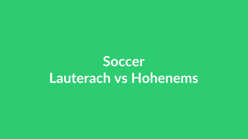 Lauterach vs Hohenems