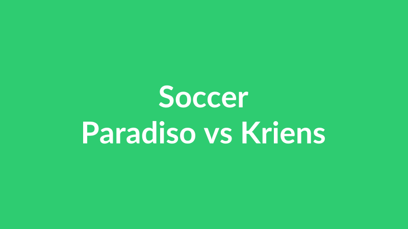 Paradiso vs Kriens