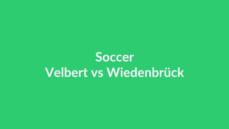 Velbert vs Wiedenbrück