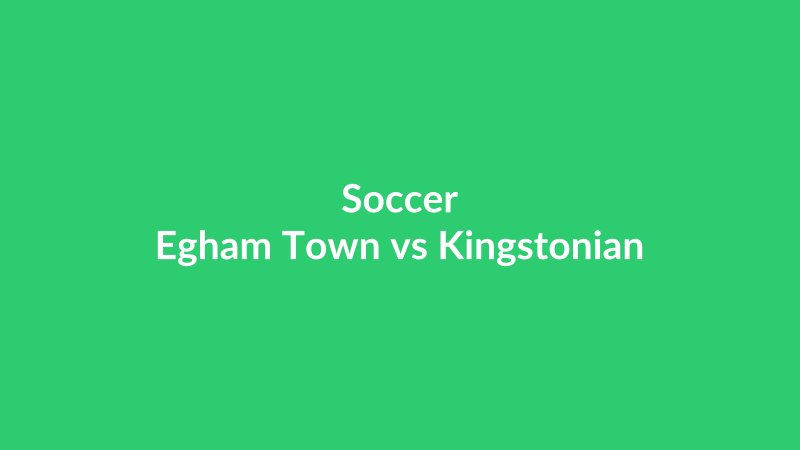 Egham Town vs Kingstonian