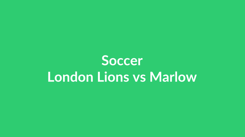 London Lions vs Marlow