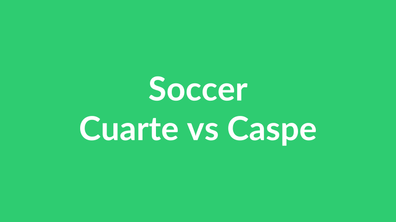 Cuarte vs Caspe