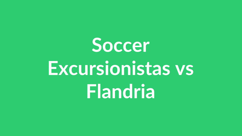 Excursionistas vs Flandria