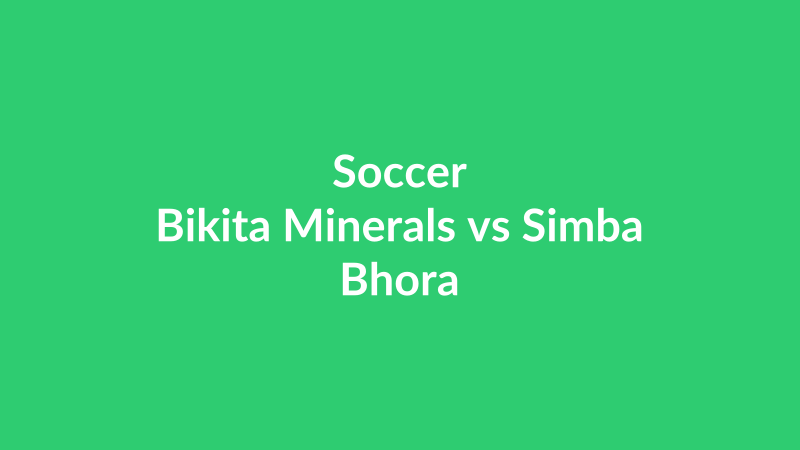 Bikita Minerals vs Simba Bhora