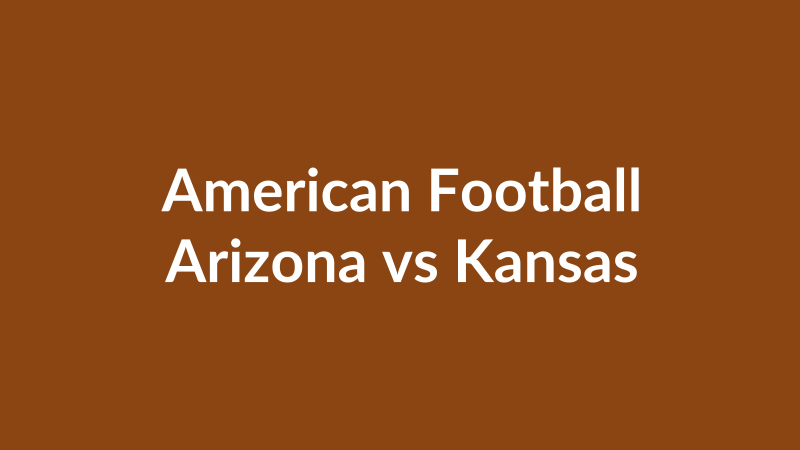 Arizona vs Kansas