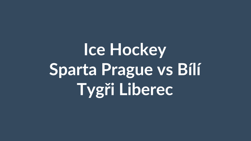 Sparta Prague vs Bílí Tygři Liberec