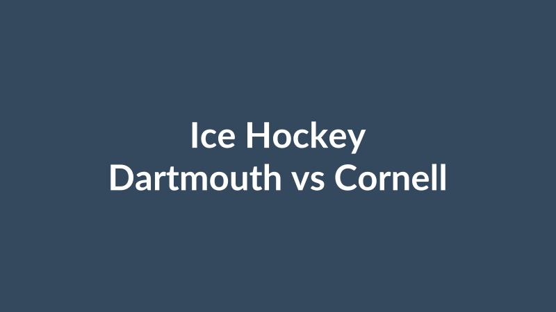 Dartmouth vs Cornell