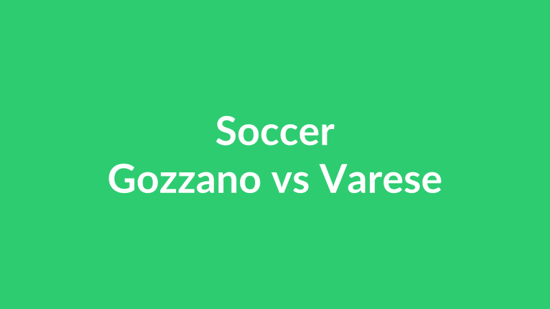 Gozzano vs Varese