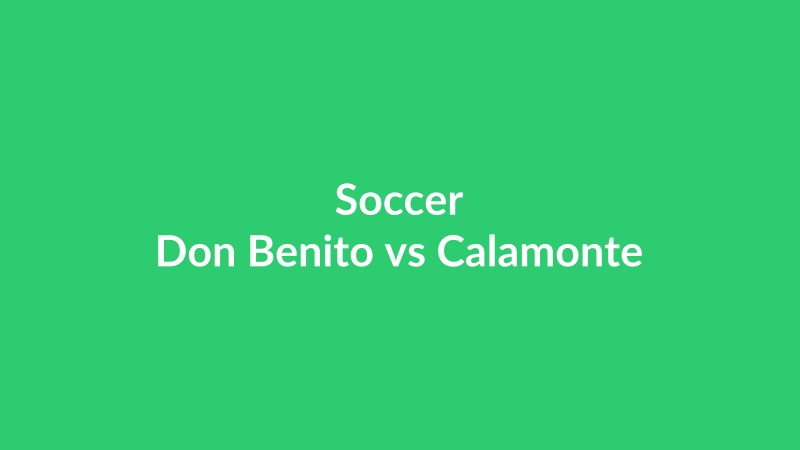 Don Benito vs Calamonte