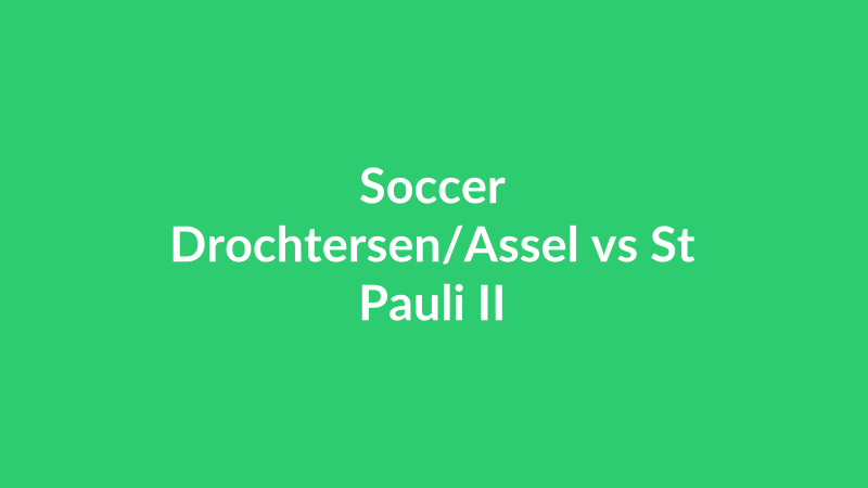 Drochtersen/Assel vs St Pauli II