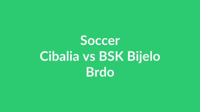 Cibalia vs BSK Bijelo Brdo