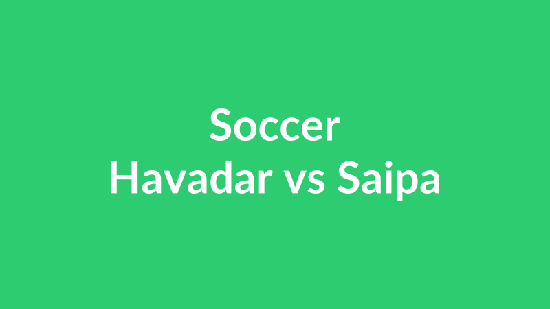 Havadar vs Saipa
