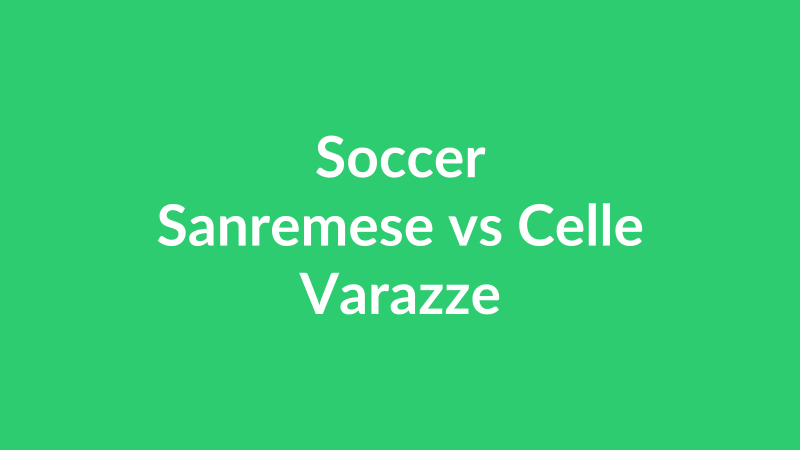 Sanremese vs Celle Varazze