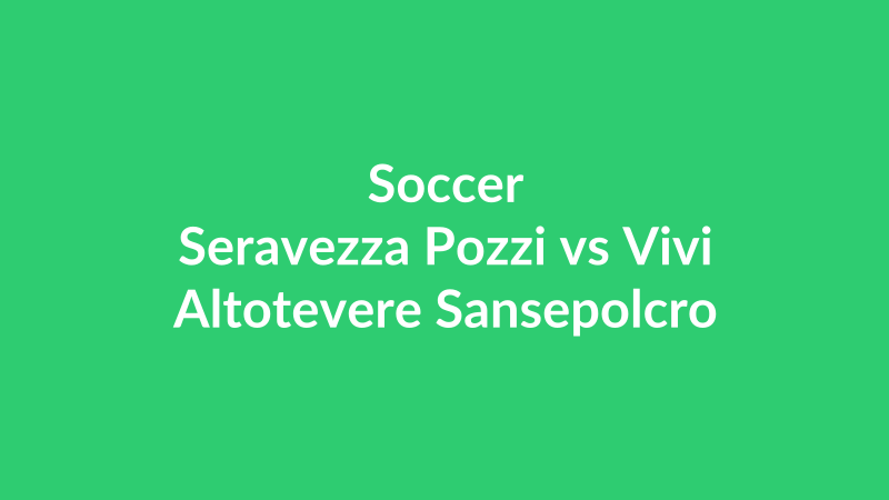Seravezza Pozzi vs Vivi Altotevere Sansepolcro