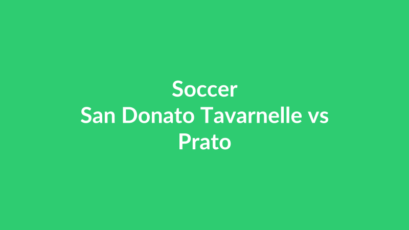 San Donato Tavarnelle vs Prato