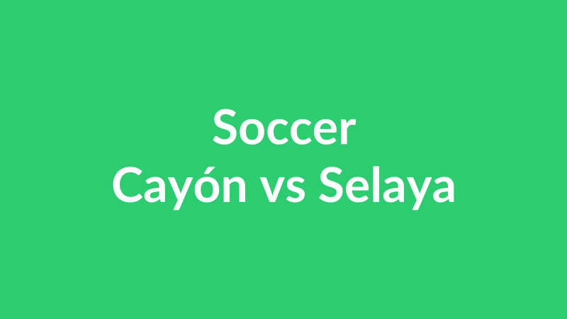 Cayón vs Selaya