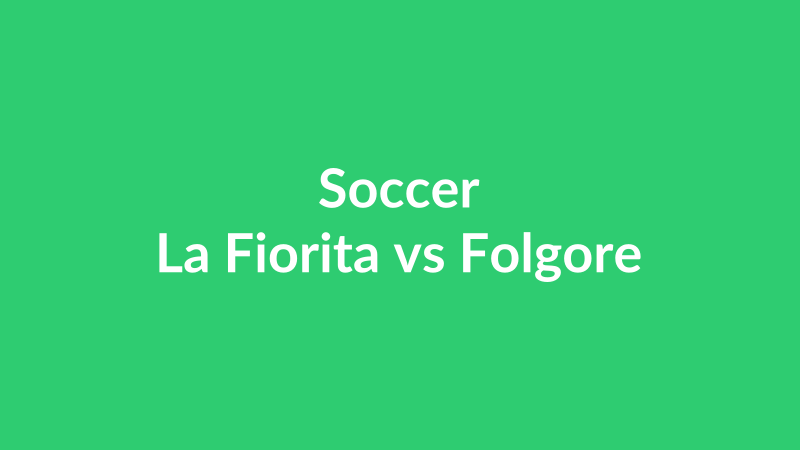 La Fiorita vs Folgore