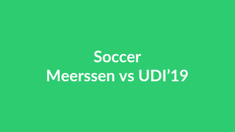 Meerssen vs UDI’19