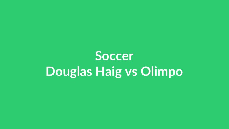 Douglas Haig vs Olimpo