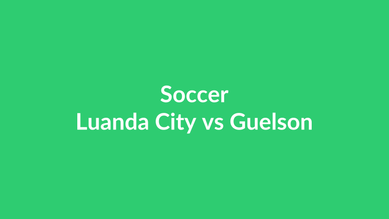 Luanda City vs Guelson