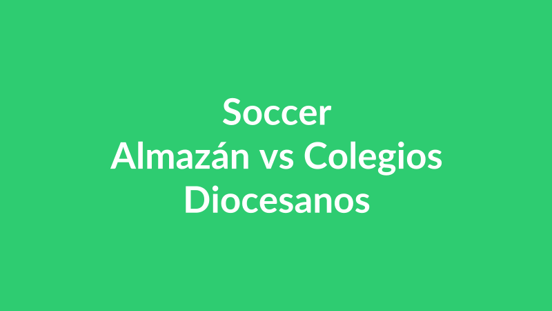 Almazán vs Colegios Diocesanos