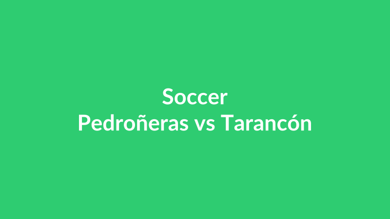 Pedroñeras vs Tarancón
