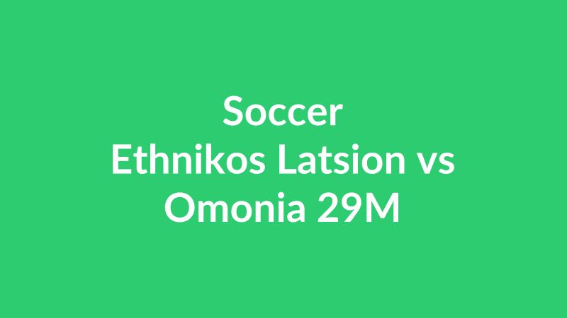 Ethnikos Latsion vs Omonia 29M