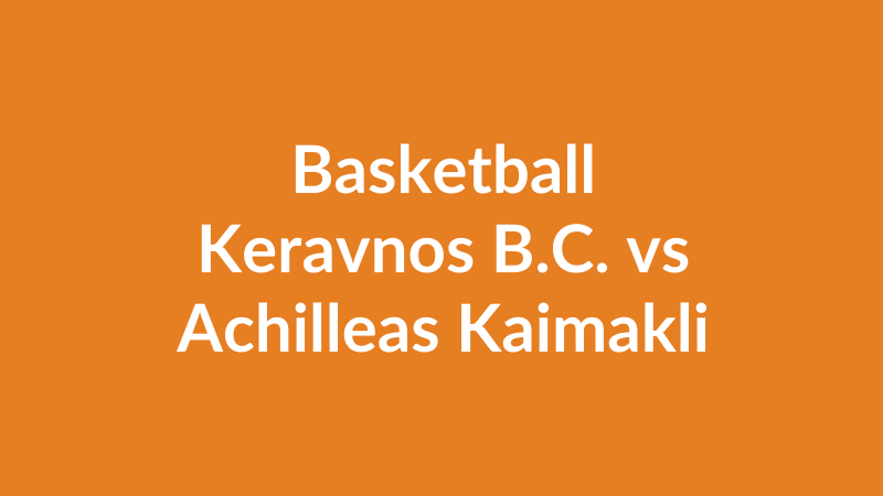 Keravnos B.C. vs Achilleas Kaimakli