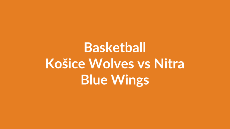 Košice Wolves vs Nitra Blue Wings