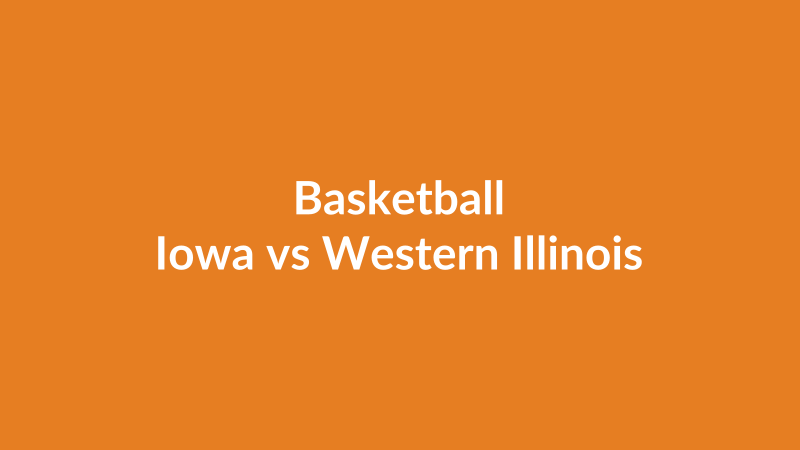 Iowa vs Western Illinois
