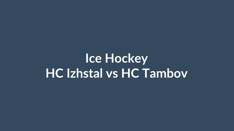 HC Izhstal vs HC Tambov