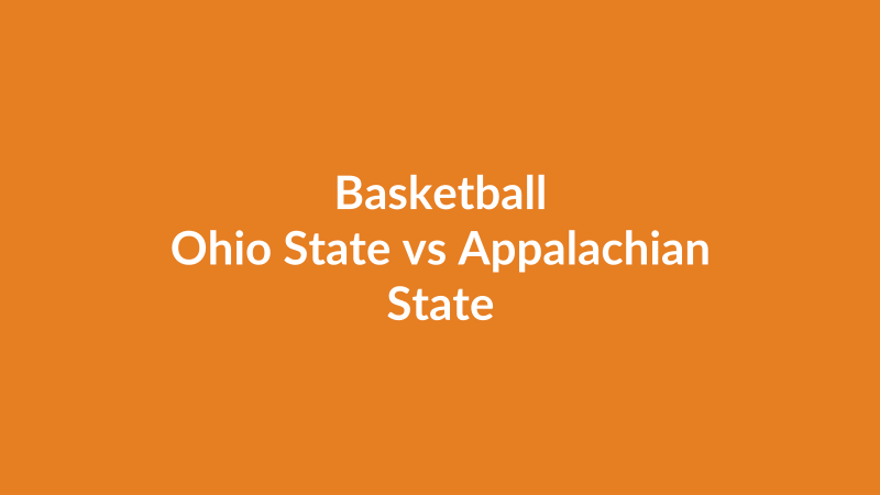 Ohio State vs Appalachian State