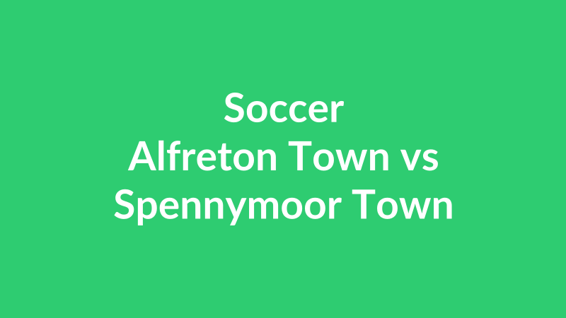 Alfreton Town vs Spennymoor Town