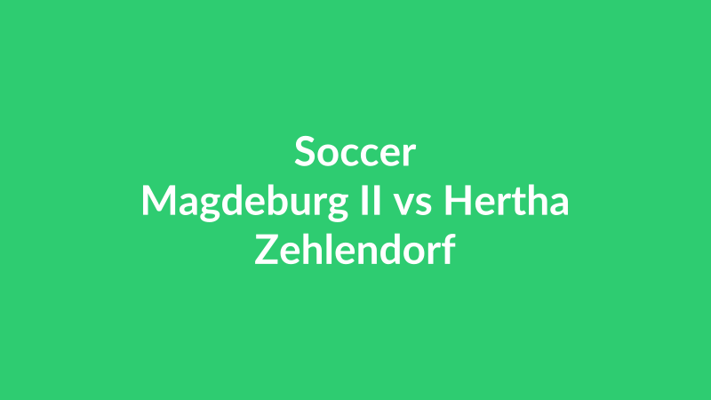 Magdeburg II vs Hertha Zehlendorf