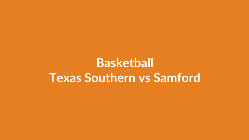 Texas Southern vs Samford
