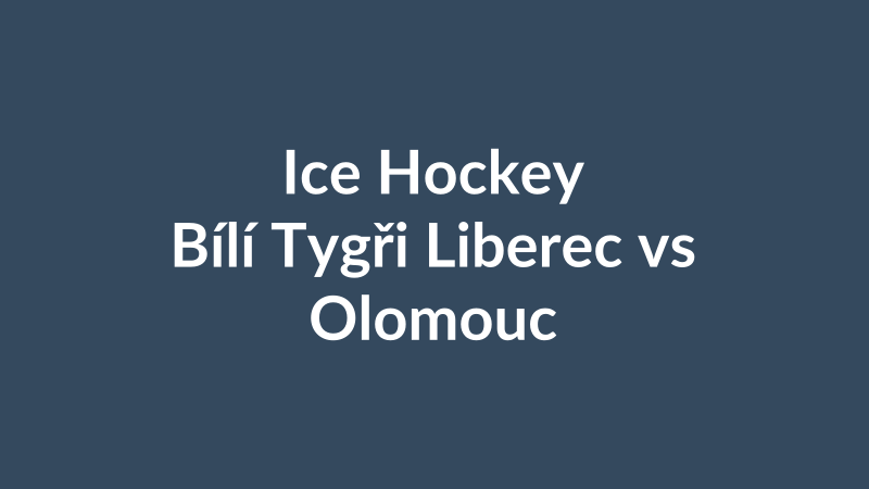 Bílí Tygři Liberec vs Olomouc