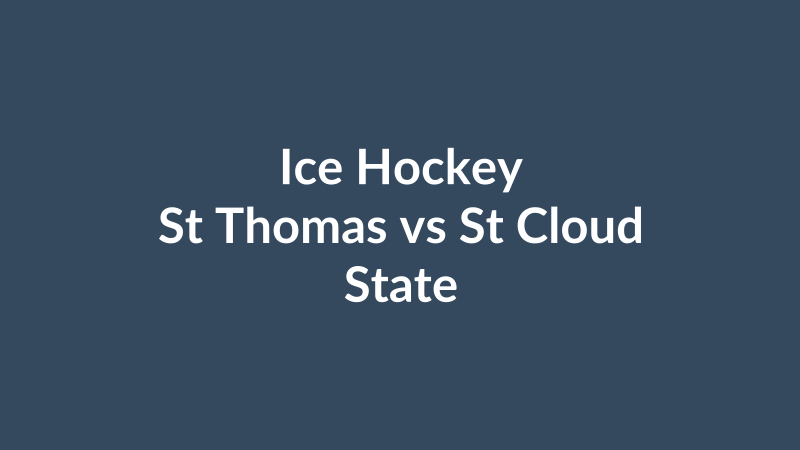 St Thomas vs St Cloud State
