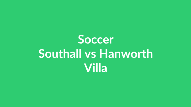 Southall vs Hanworth Villa