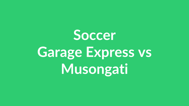 Garage Express vs Musongati