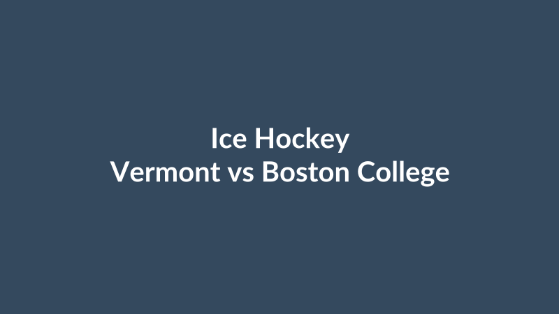 Vermont vs Boston College