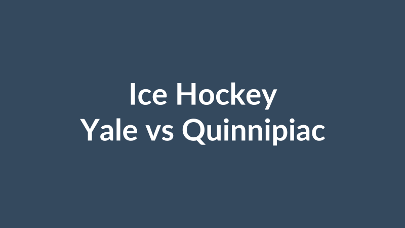 Yale vs Quinnipiac