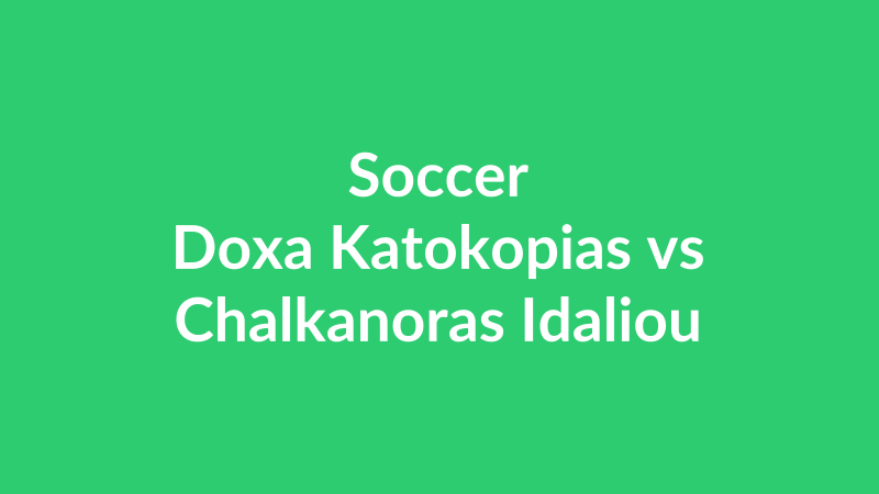 Doxa Katokopias vs Chalkanoras Idaliou
