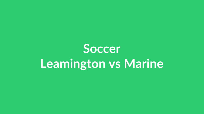 Leamington vs Marine