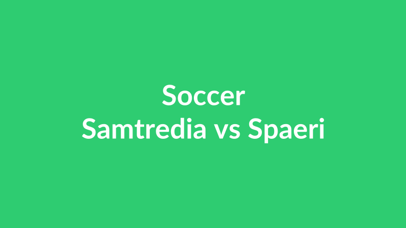 Samtredia vs Spaeri